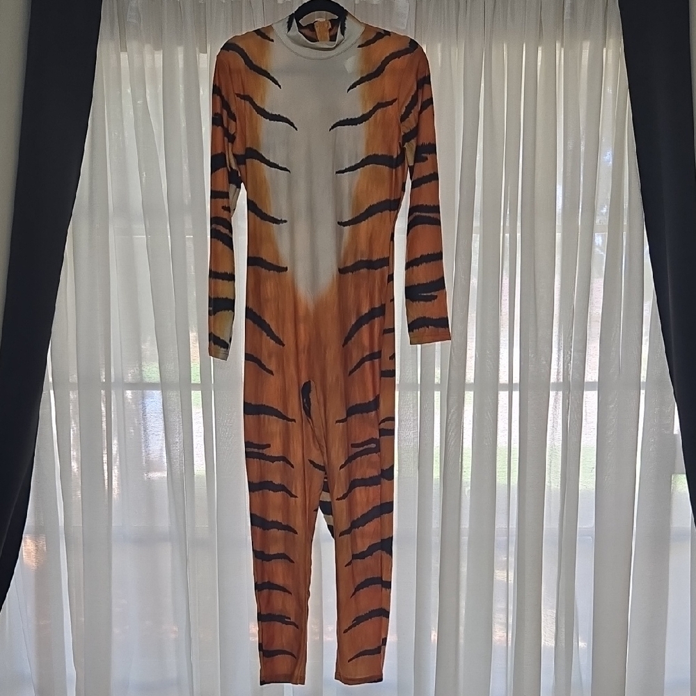 Bold Tiger Stripe Womens One Piece Costume